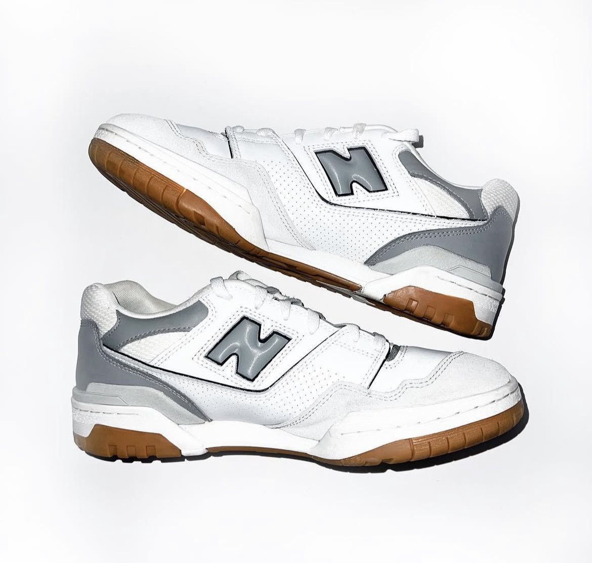 New Balance New Balance 550 White Slate Grey Size US 10.5 / EU 43-44 - 2 Thumbnail