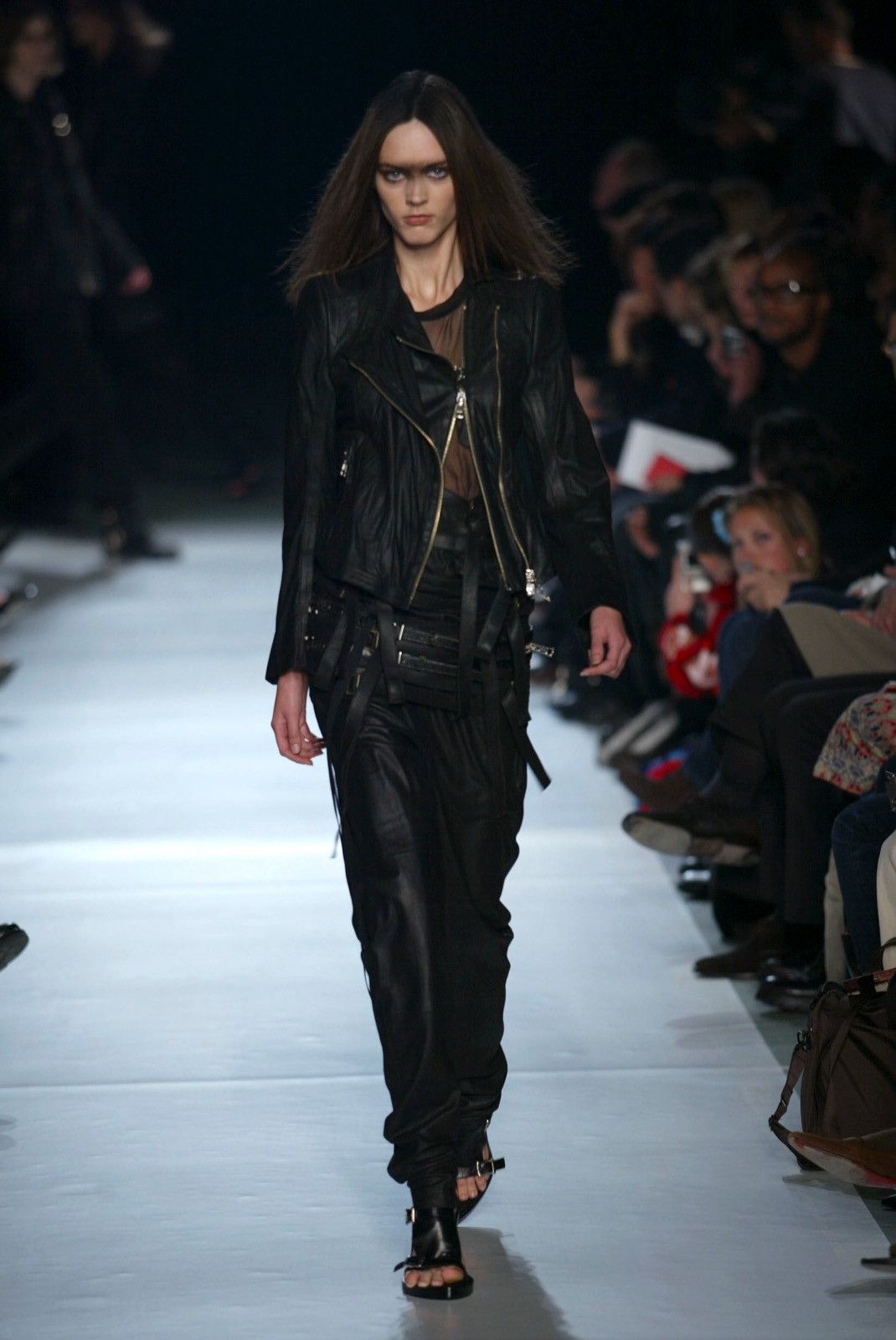 Ann Demeulemeester Ann Demeulemeester SS03 Biker Double Zippers Cotton Jacket Size XS / US 0-2 / IT 36-38 - 12 Thumbnail