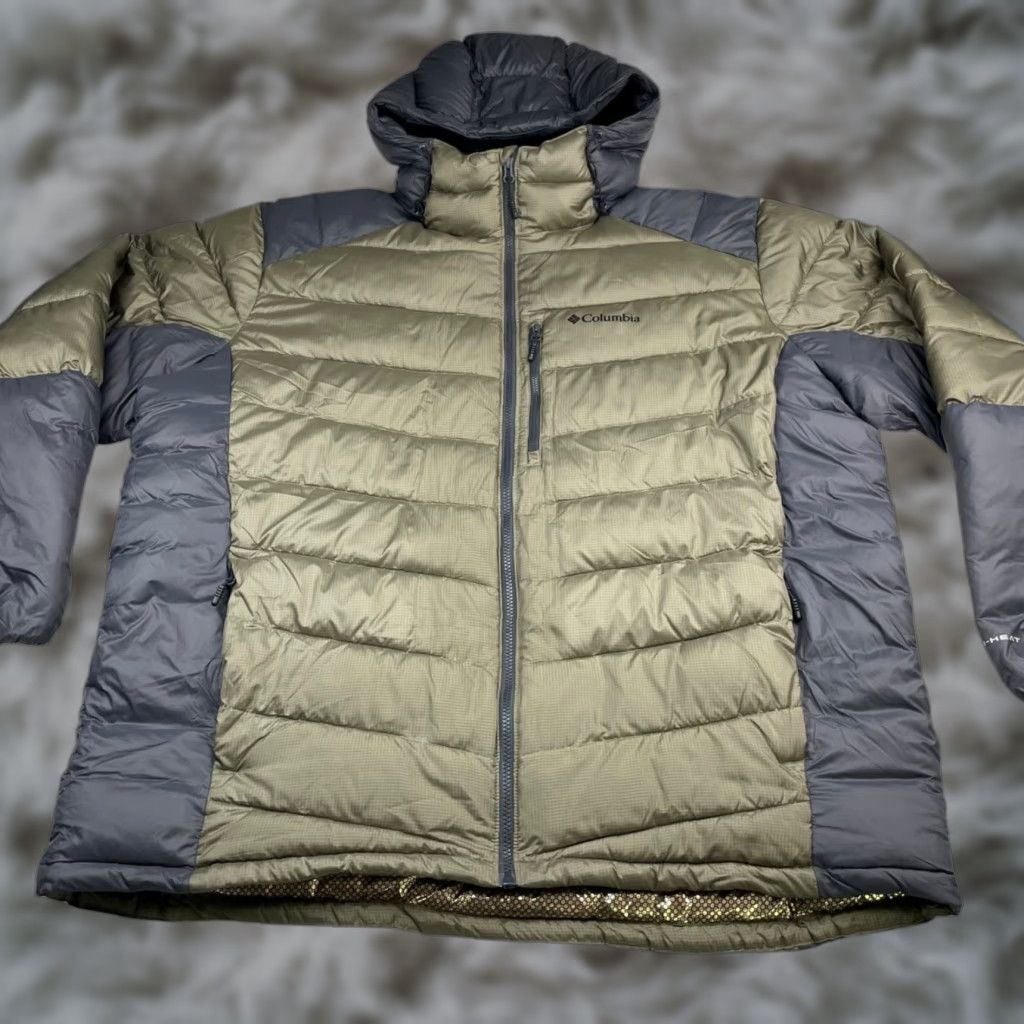 Vintage **Columbia Women's 3XL Green/Grey Insulated Puffer Parka Jacket** User: Columbia Women's 3XL Green/Grey Insulated Puffer Parka Jacket Size XXL / US 16-18 / IT 52-54 - 1 Thumbnail