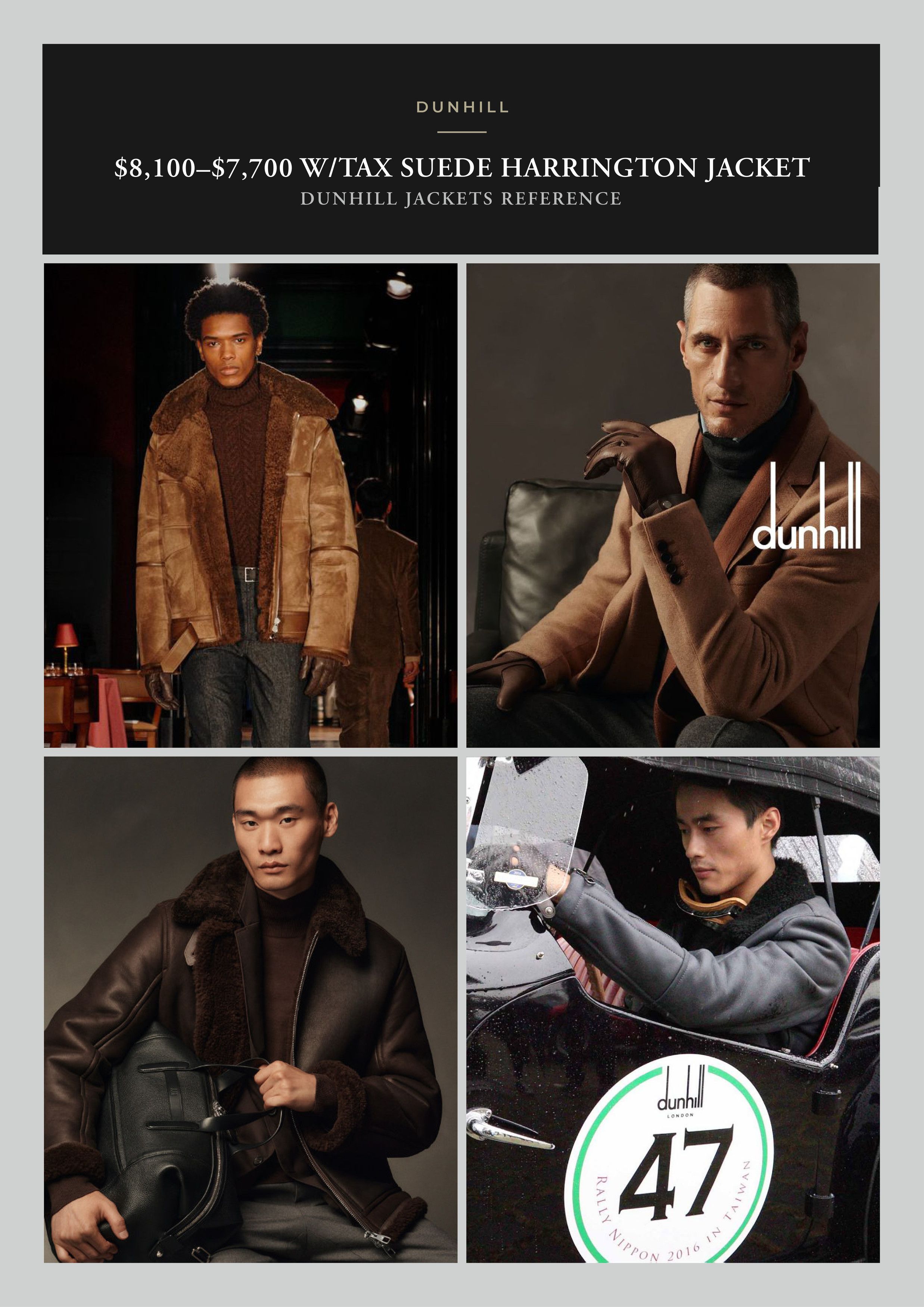 Alfred Dunhill 1 of 1 In the World $5700 DUNHILL Lamb / Loro Piana Cashmere Size US M / EU 48-50 / 2 - 5 Thumbnail