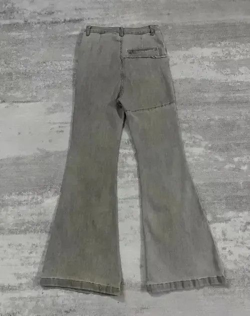 Jean Distressed Washed Flared Jeans Size US 36 / EU 52 - 4 Thumbnail