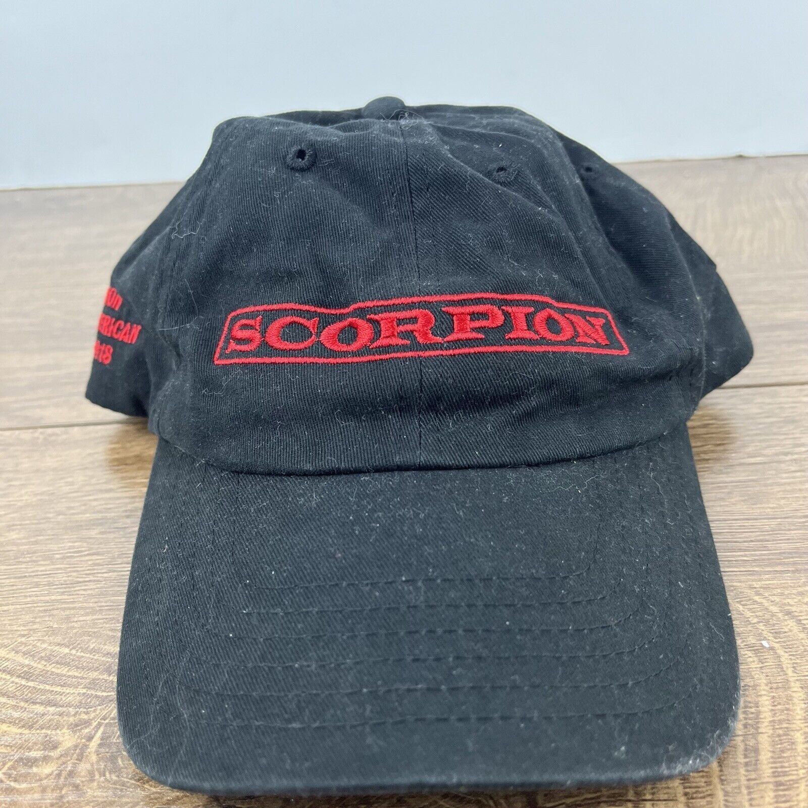 Other Scorpion Hat Black North American Tour Cap Hat Adjustable Ha Size ONE SIZE - 5 Thumbnail