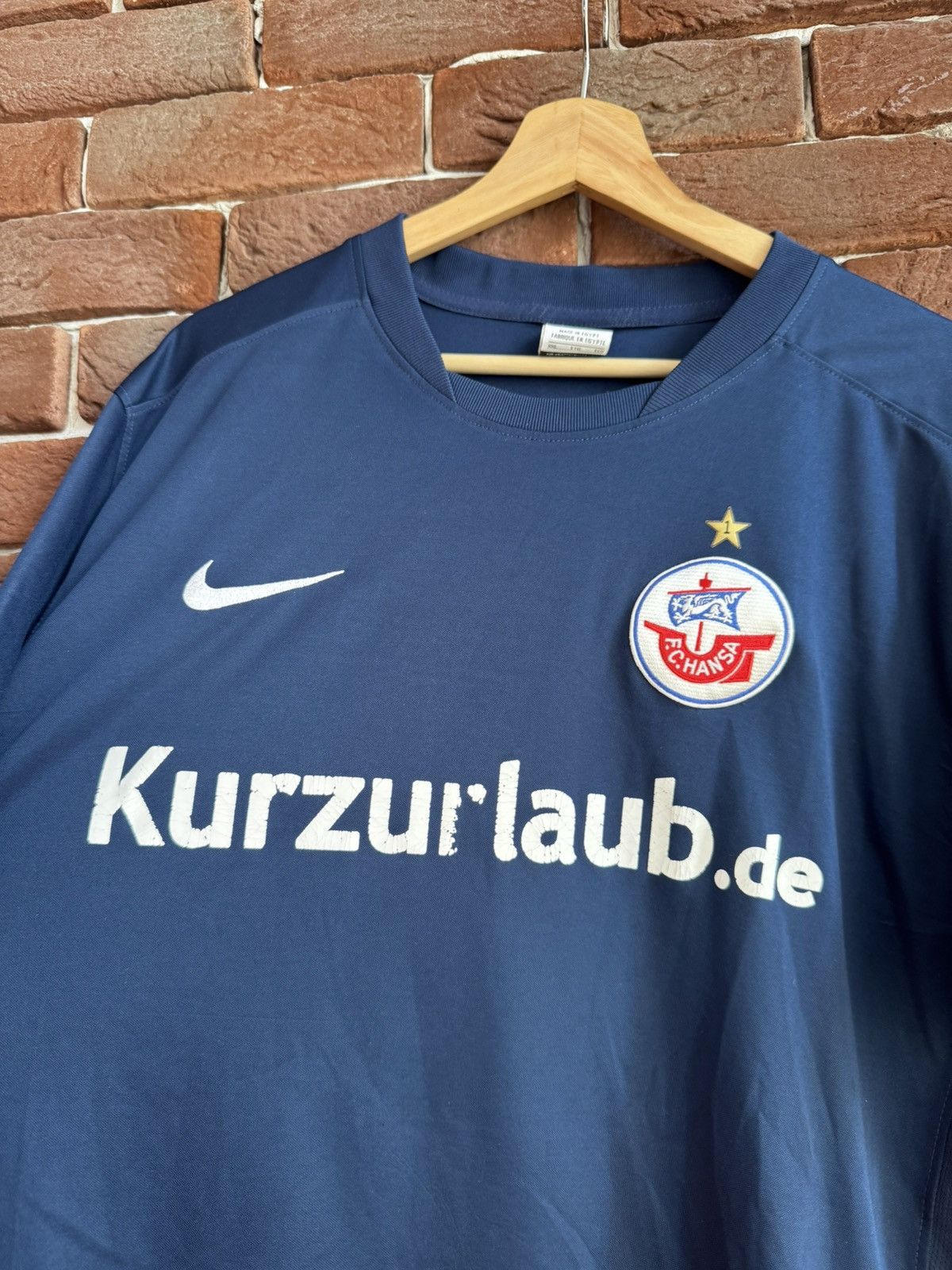 Nike Rare Y2K Nike F.C. Hansa #38 ZIEMER Football Jersey XXL Blu Size US XXL / EU 58 / 5 - 4 Thumbnail