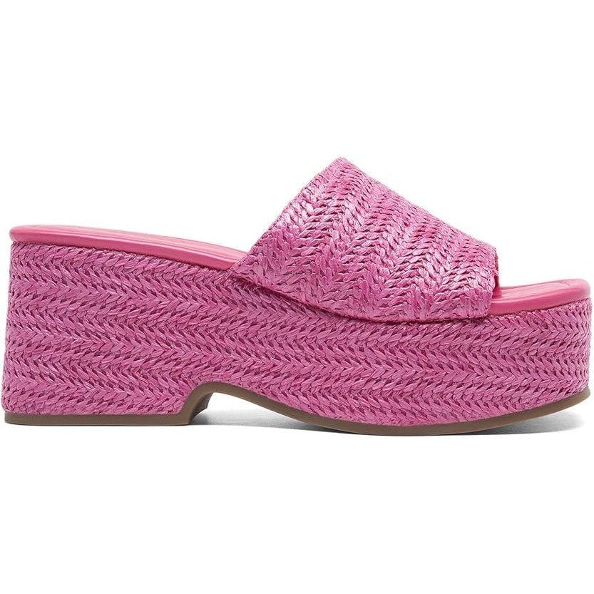 Other Dream Pairs 8.5 Hot Pink Open Toe Espadrille Sandals Size US 8.5 / IT 38.5 - 2 Thumbnail