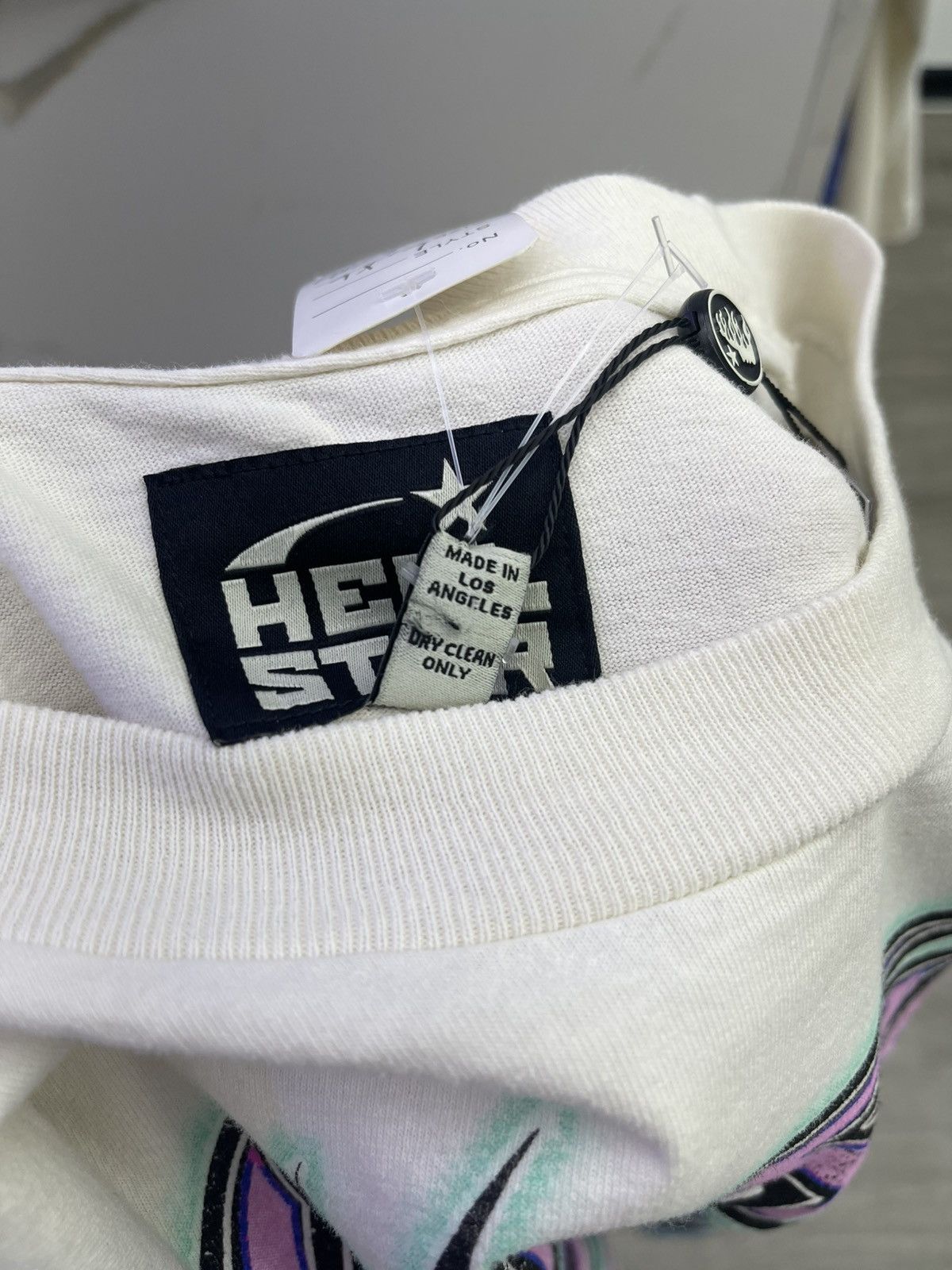 HELLSTAR Hellstar “online” tee (white) Size US L / EU 52-54 / 3 - 4 Thumbnail