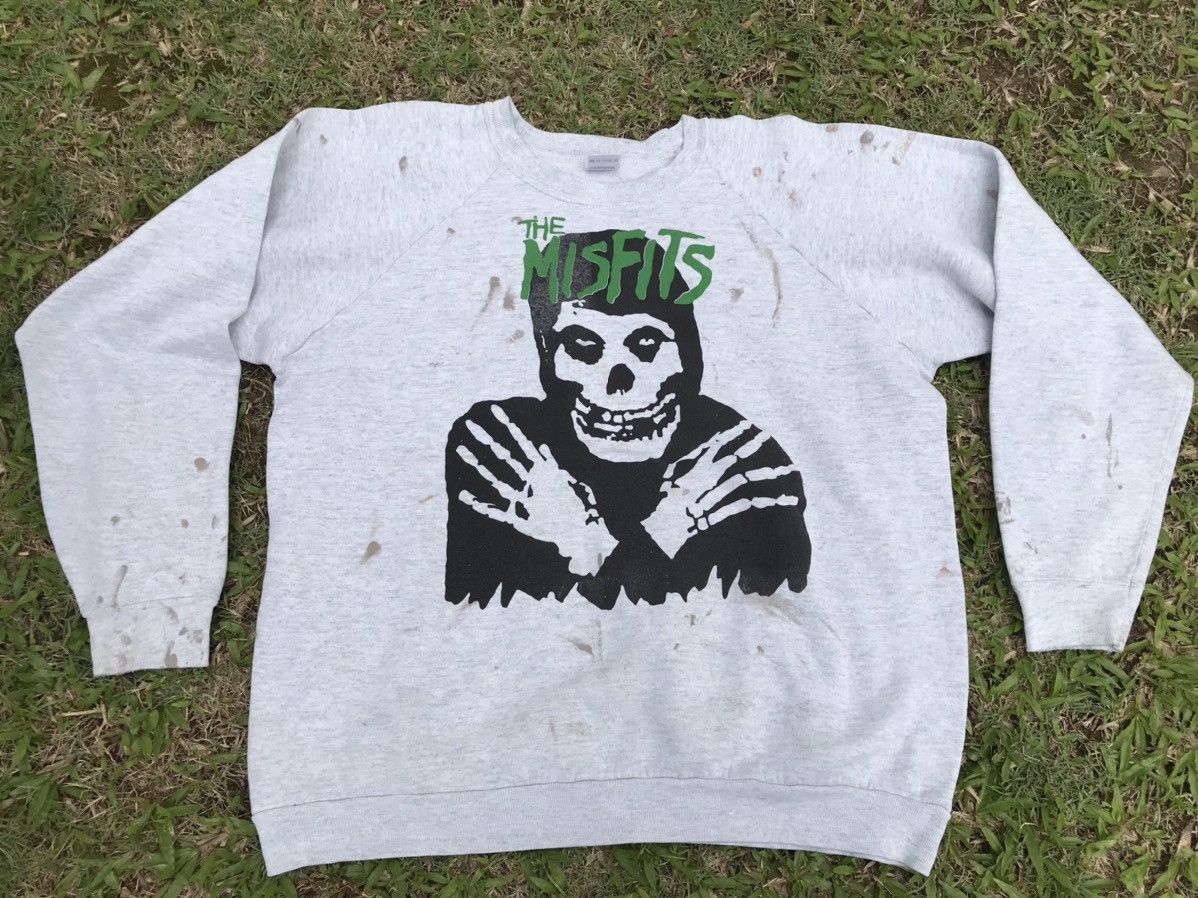 Fruit Of The Loom × Misfits × Vintage Vintage misfits paint splatter Sweatshirt…. Size US XXL / EU 58 / 5 - 3 Thumbnail