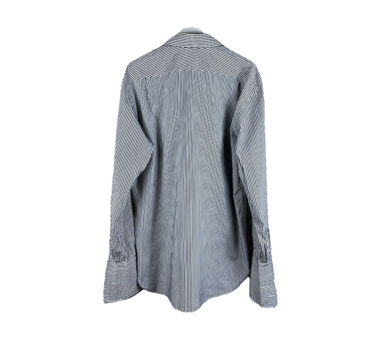 Tom Ford Tom Ford striped casual shirt with french cuff luxury cuffs Size US L / EU 52-54 / 3 - 2 Thumbnail