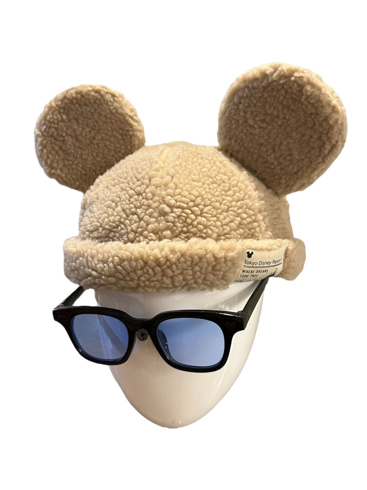 Designer × Japanese Brand Mickey Mouse Ear Fluffy Beanie Hats (OSFA) Japan Limited Size ONE SIZE - 1 Thumbnail