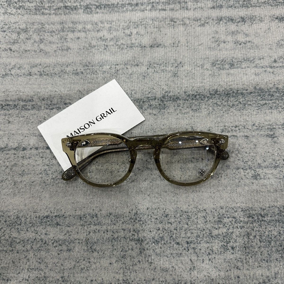Chrome Hearts CHROME HEARTS DINGALONGLINGLONG ARMY EYEGLASSES Size ONE SIZE - 3 Thumbnail