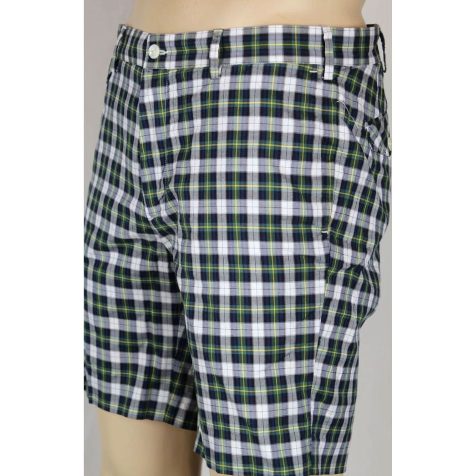 Polo Ralph Lauren Polo Ralph Lauren Slim G.I. Fit Shorts Plaid Multi-Color 36 NWT Green Blue Yellow White Casual Shorts Mens Size US M / EU 48-50 / 2 - 2 Thumbnail