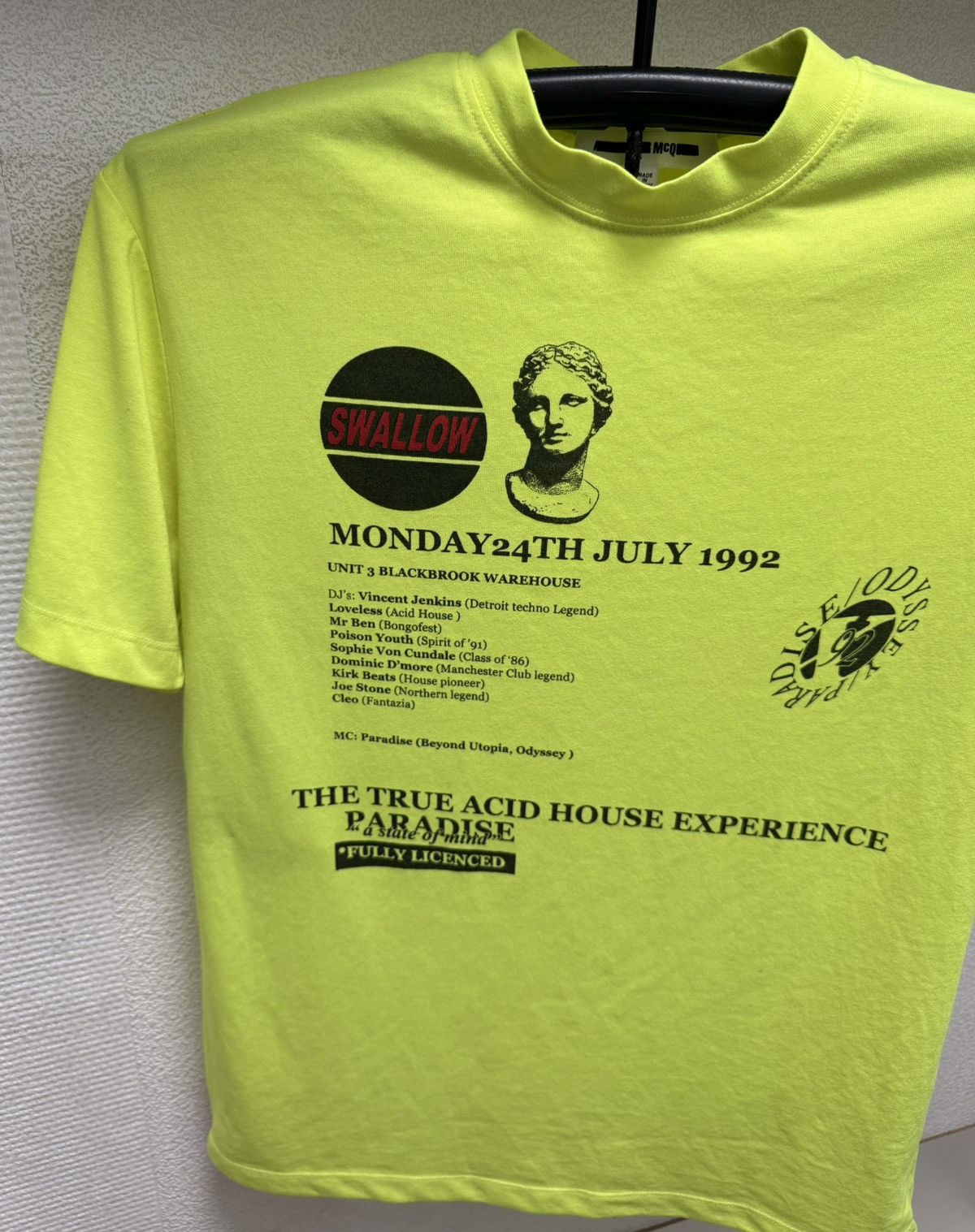 Alexander McQueen Alexander Mcqueen Acid extazy t-shirt L sz Size US L / EU 52-54 / 3 - 2 Thumbnail
