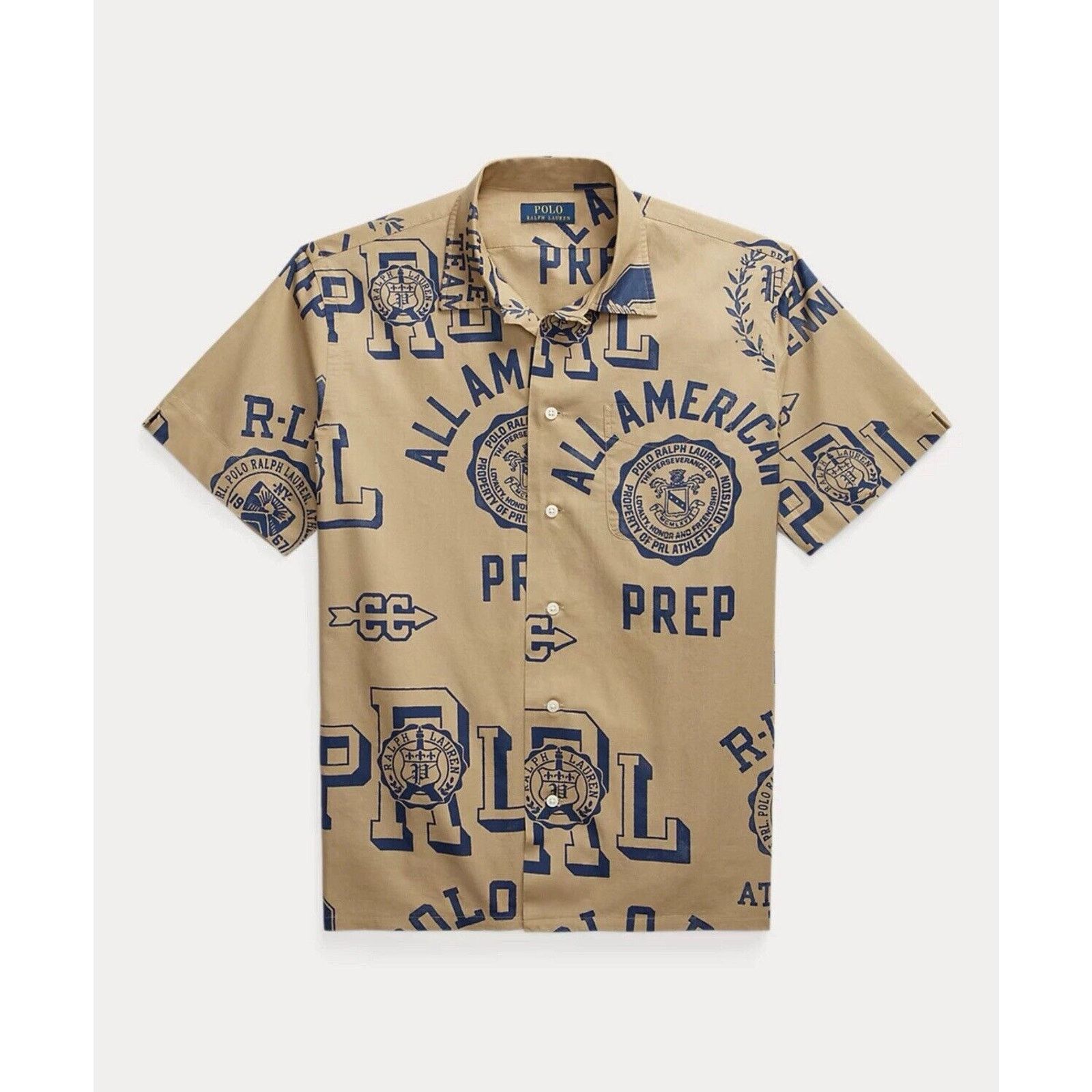 Polo Ralph Lauren NWT Polo by Ralph Lauren Linen Camp Shirt Size Large Size US L / EU 52-54 / 3 - 5 Thumbnail