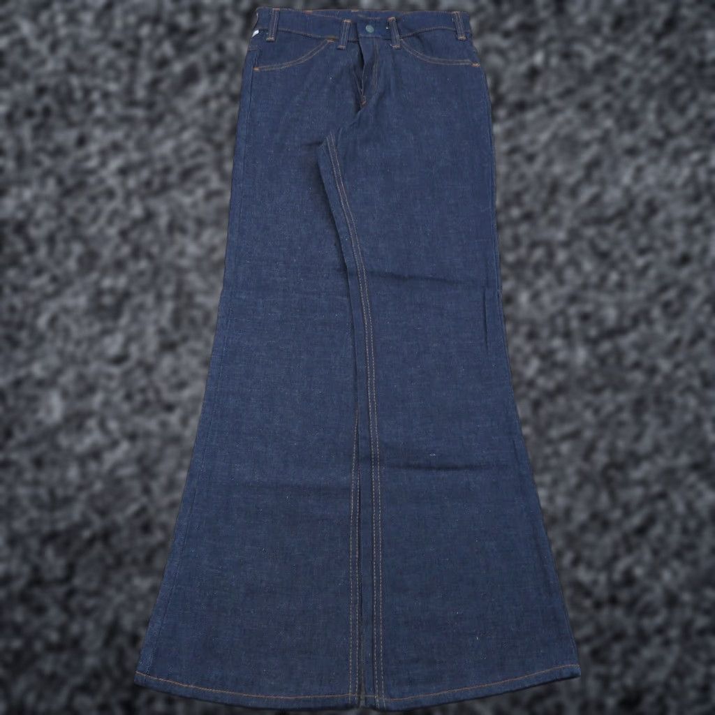 Cherokee VINTAGE Jeans Mens 29x33 Flared 70s Bell Bottom USA Made Indigo Talon Sanforized Size US 29 - 1 Thumbnail