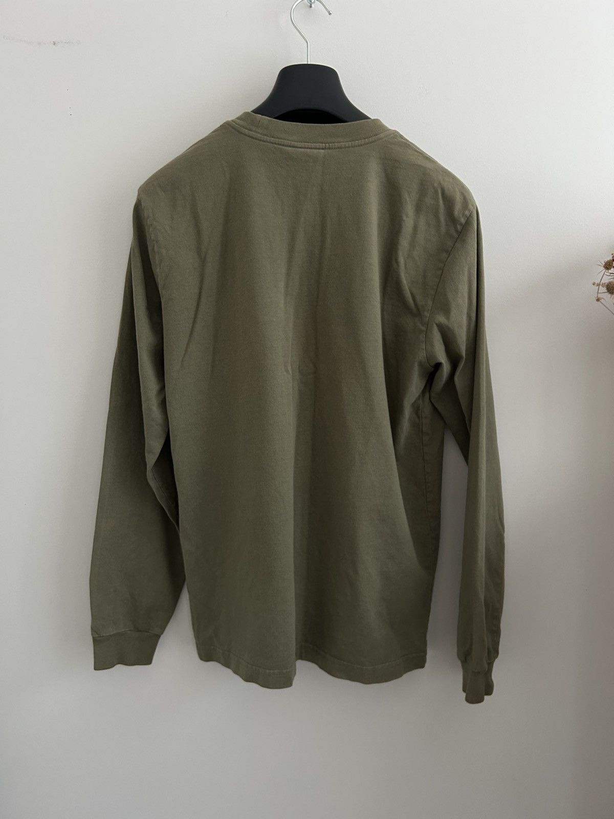 Stussy Stussy overdyed long-sleeve tee - green Size US M / EU 48-50 / 2 - 3 Thumbnail