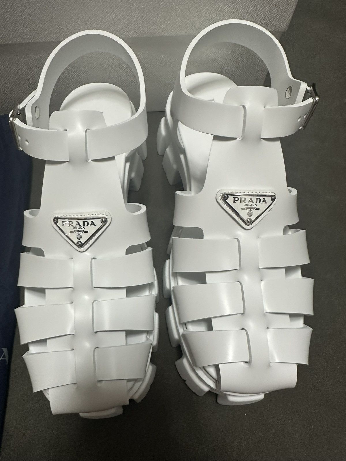 Prada Prada sandal Size US 9 / EU 42 - 2 Thumbnail