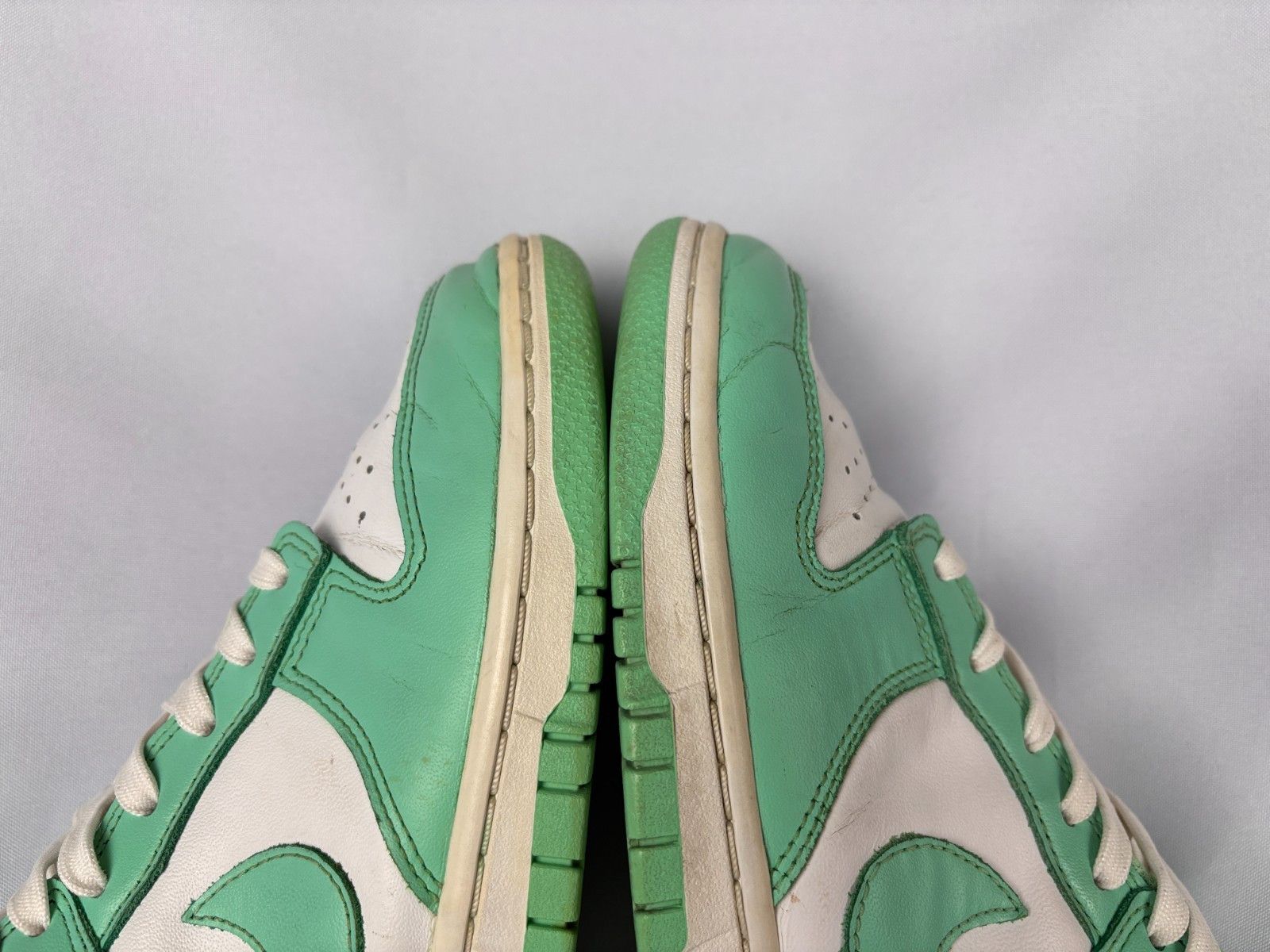 Nike Nike Dunk Low Green Glow White Low Sneakers US 8 UK 5.5 Size US 8 / IT 38 - 11 Thumbnail