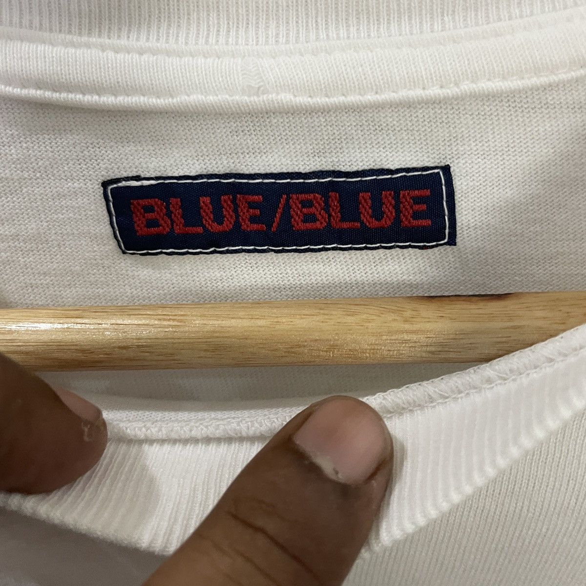 Blue Blue Japan Vintage Blue Blue Big Logo Tee Size M / US 6-8 / IT 42-44 - 5 Thumbnail