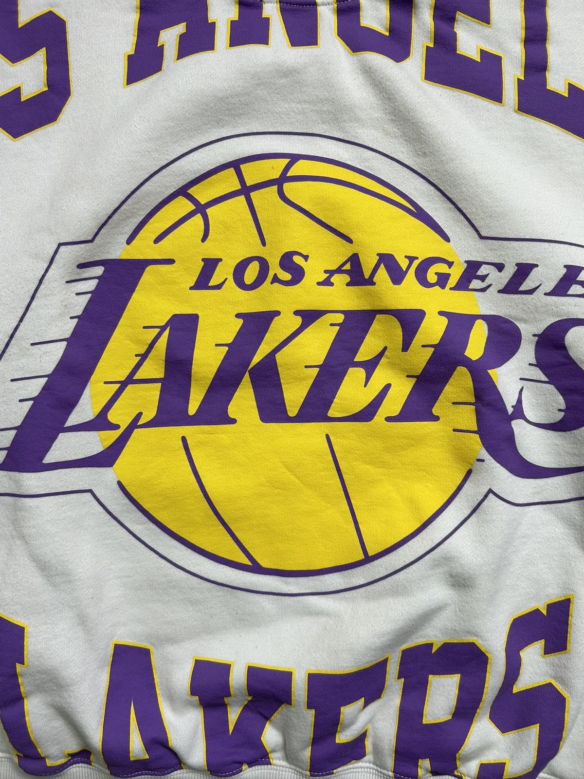 Mitchell & Ness × NBA × Vintage Y2K Mitchell and Ness Los Angeles Lakers Crewneck Size US S / EU 44-46 / 1 - 2 Thumbnail
