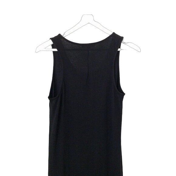 Anthropologie Stateside Ribbed Black Sleeveless Jersey Midi Dress XS Size XS / US 0-2 / IT 36-38 - 6 Thumbnail