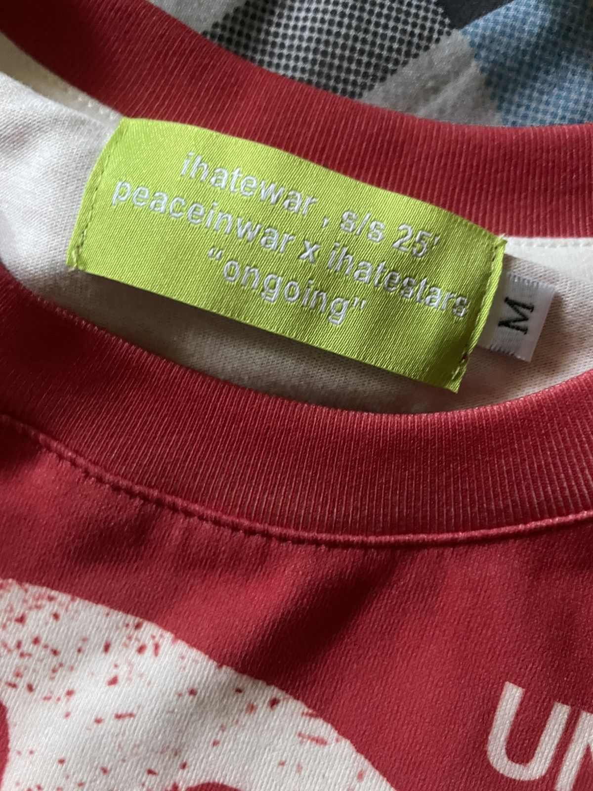 Japanese Brand × Vintage Peaceinwar T shirt Size US M / EU 48-50 / 2 - 2 Thumbnail