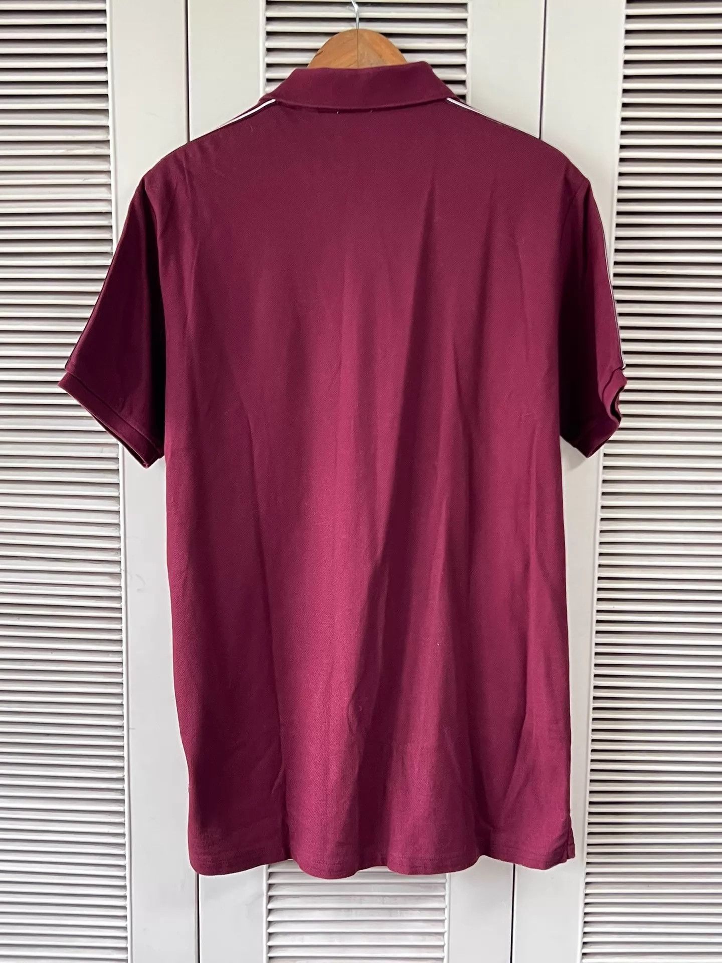 Burberry BURBERRY Burgundy Men's Polo Shirt S - TB Logo, Short Sleeve Size US S / EU 44-46 / 1 - 2 Thumbnail