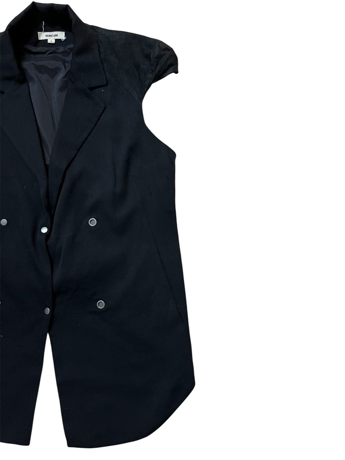 Helmut Lang × Japanese Brand × Vintage Helmut Lang Vest Size US S / EU 44-46 / 1 - 3 Thumbnail