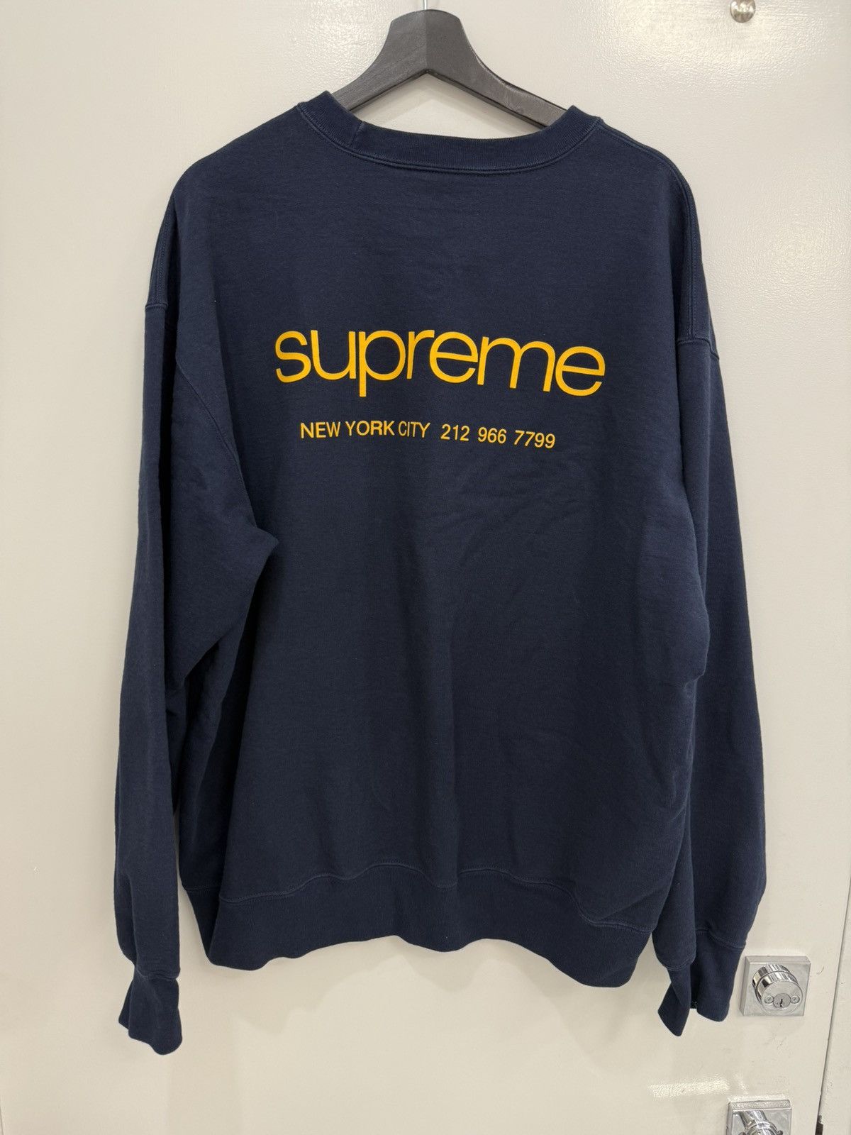 Supreme Supreme New York City Crewneck Size US XL / EU 56 / 4 - 4 Thumbnail