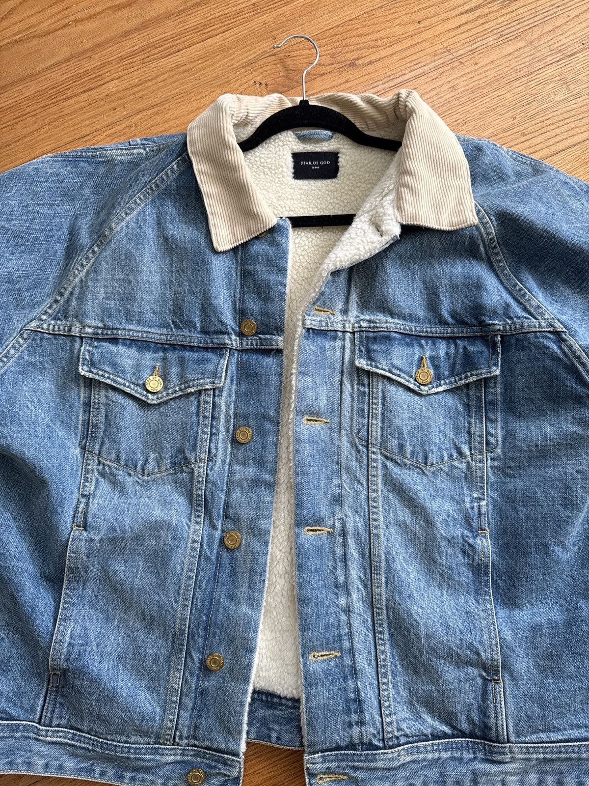 Fear of God Fear Of God sherpa denim jacket Size US XL / EU 56 / 4 - 10 Thumbnail