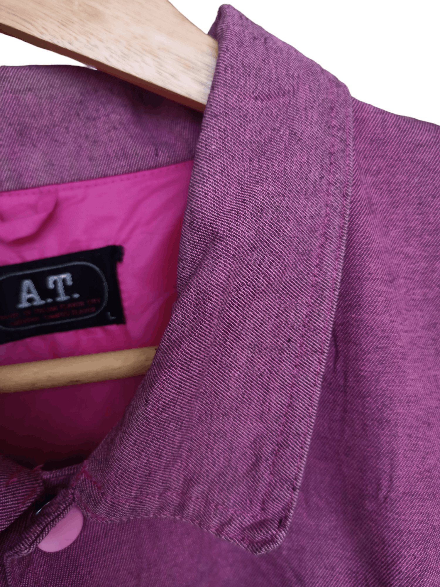 Vintage A.T Player Bomber Jacket Big Spellout At The Back Size US L / EU 52-54 / 3 - 10 Thumbnail