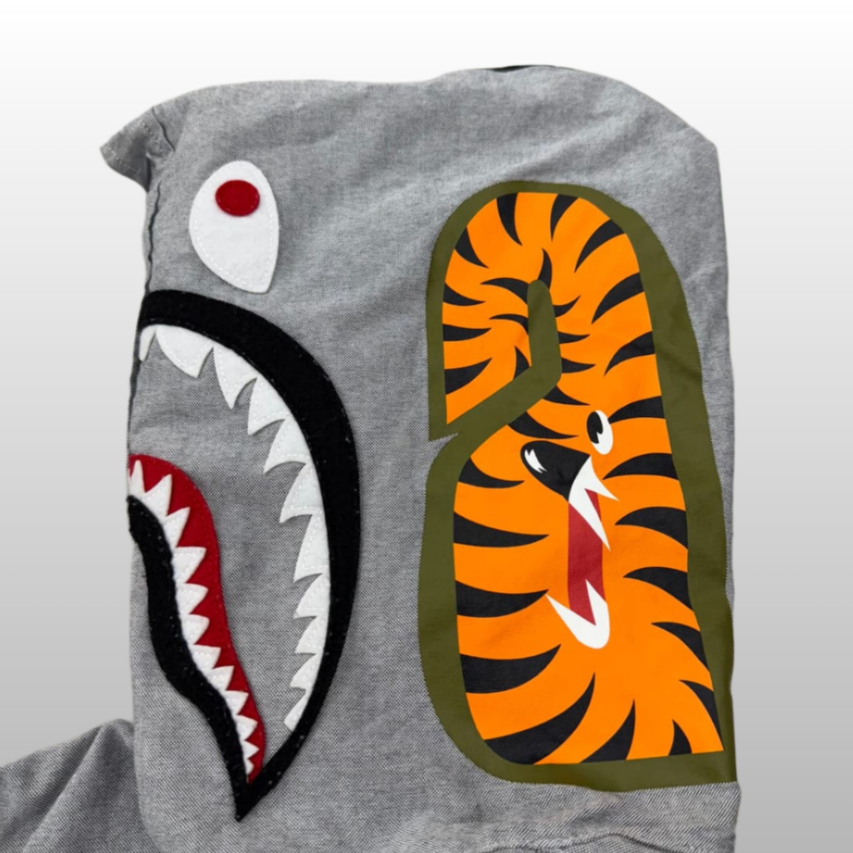Bape Best Deals 🍻 Bape Chambray Hoodie Shirt Size US S / EU 44-46 / 1 - 5 Thumbnail