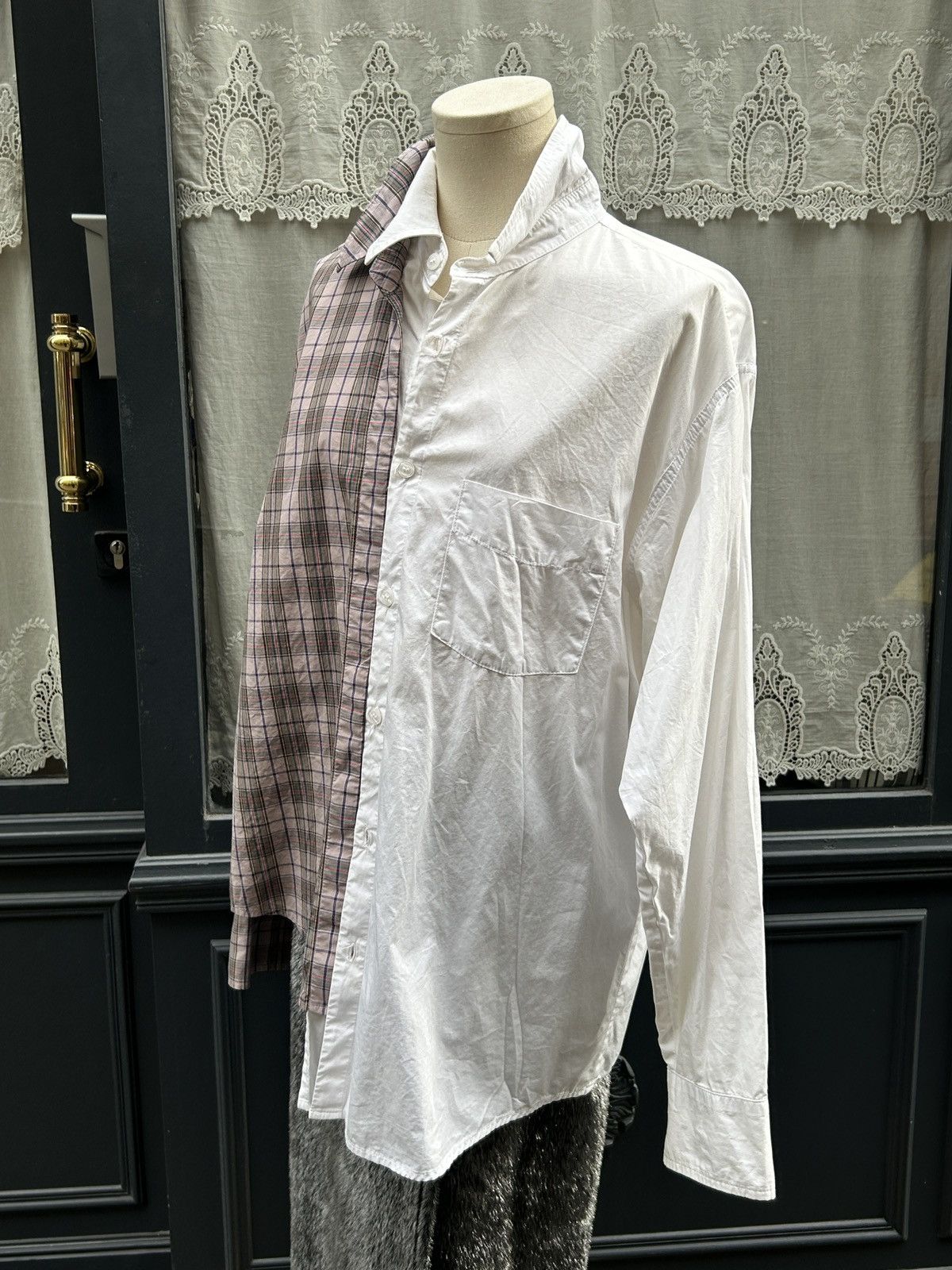 Vaquera Vaquera NYC F/W 2018 asymmetric mis-match button up Size M / US 6-8 / IT 42-44 - 4 Thumbnail