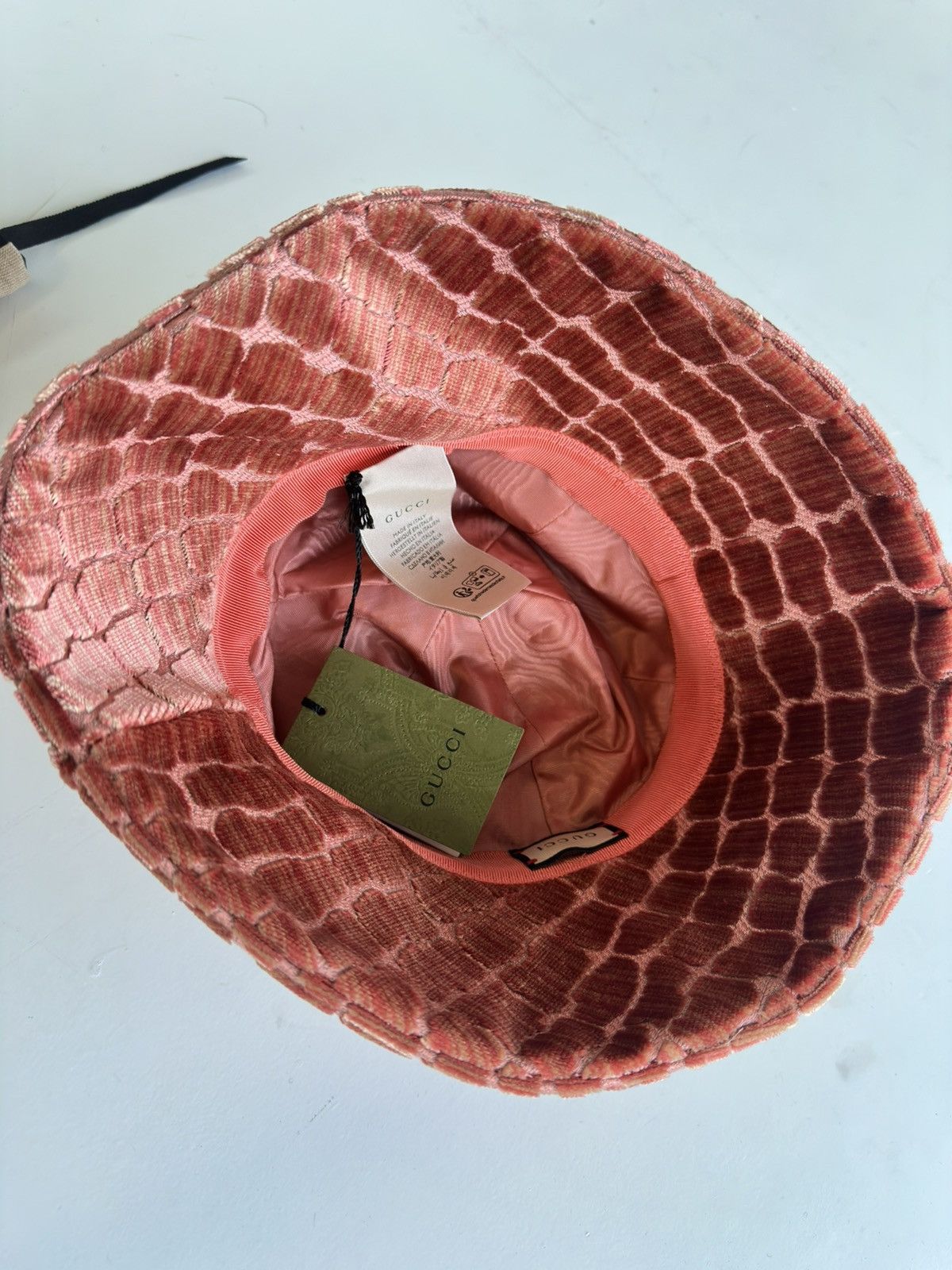 Gucci Gucci Velvet Bucket Hat L Size ONE SIZE - 3 Thumbnail