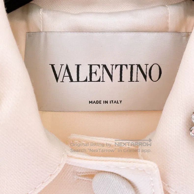 Valentino Valentino Heavy industry flower nail beaded wool coat Size S / US 4 / IT 40 - 7 Thumbnail