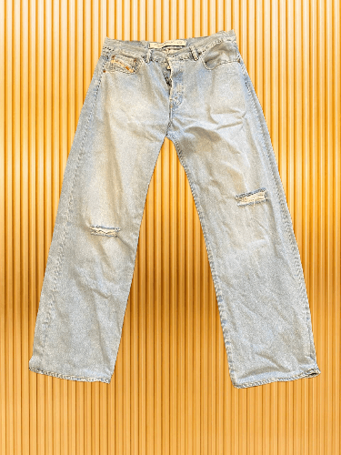 Diesel Vintage Y2K Diesel Industry Denim Distressed Jeans Size US 36 / EU 52 - 1 Thumbnail