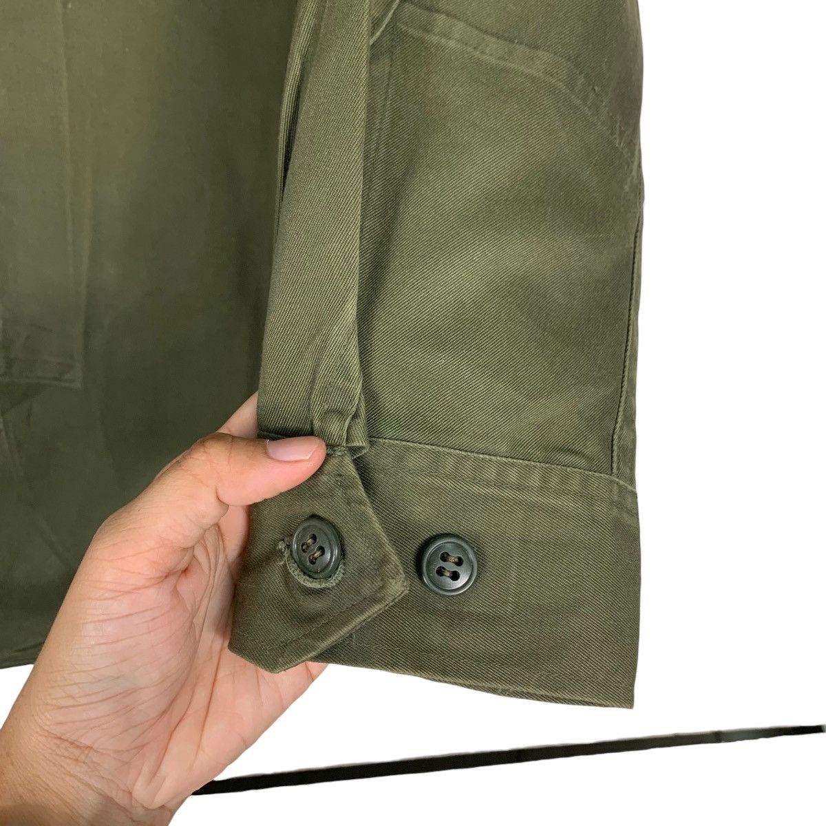 Vintage Vintage Military Army Olive Green Field Jacket #1014-C45 Size US M / EU 48-50 / 2 - 13 Thumbnail