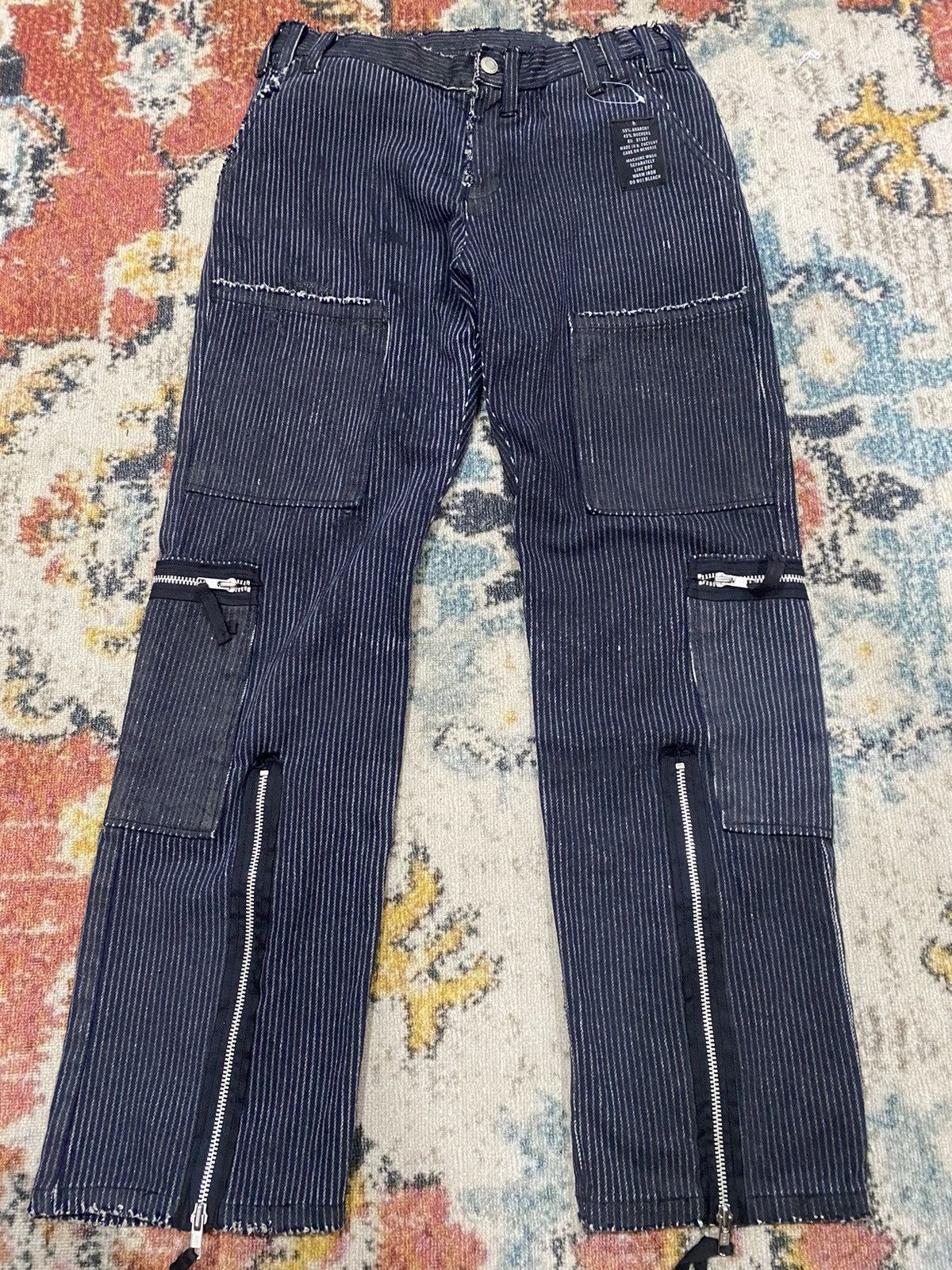 Hysteric Glamour h.NAOTO multi zipper panta Size US 30 / EU 46 - 1 Thumbnail