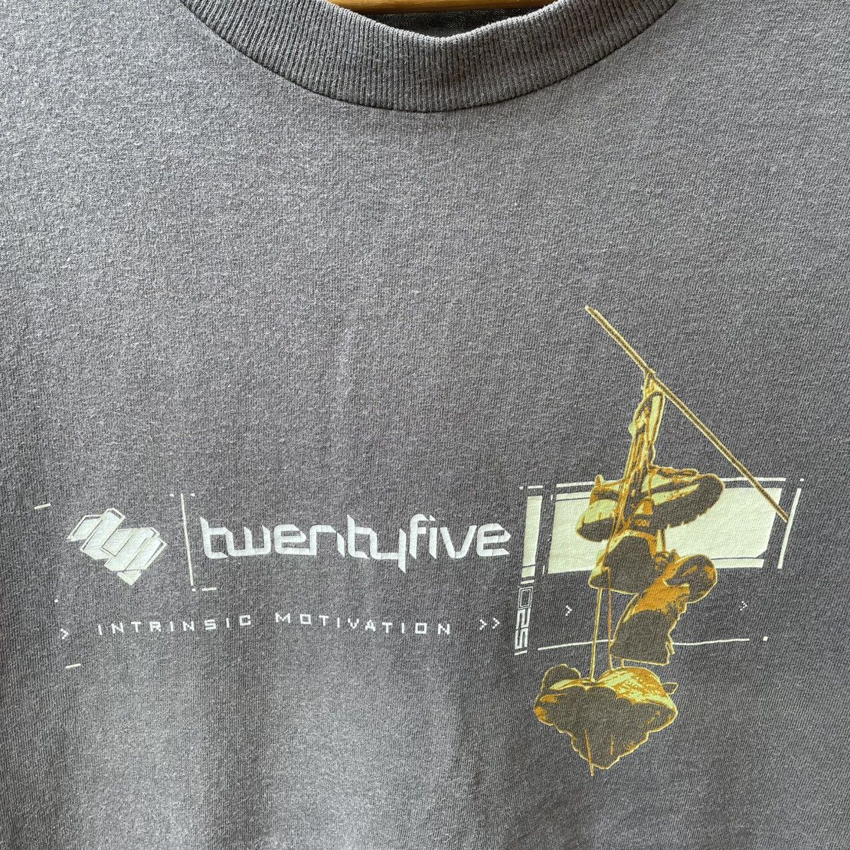 Welcome Skateboards 🔥Vintage 90s Twentyfive Intrinsic Skateboard Sun Faded Tee Size US L / EU 52-54 / 3 - 6 Thumbnail