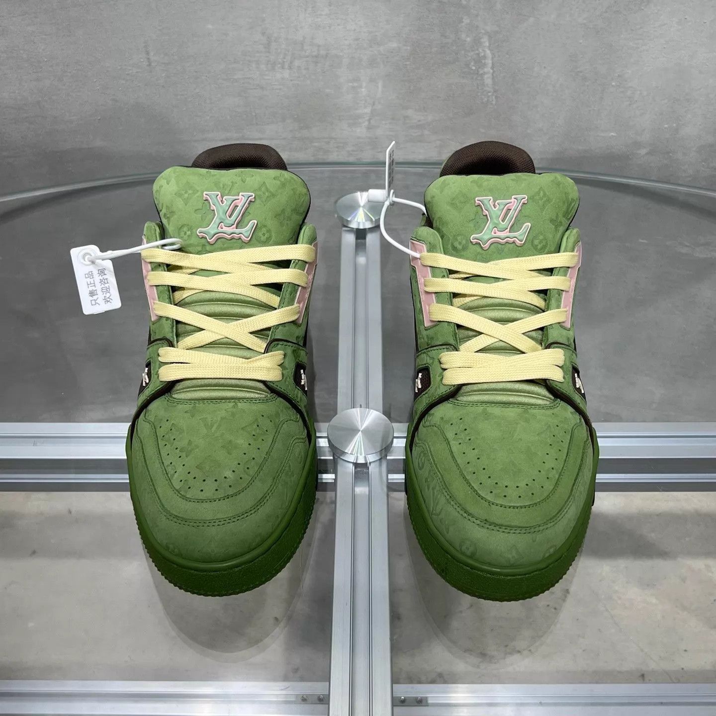 Louis Vuitton LV Trainer x Tyler Avocado Green UK5 (39) Size US 6 / EU 39 - 1 Thumbnail