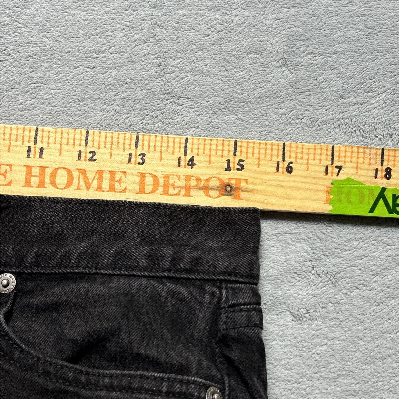 Lauren Ralph Lauren Polo Ralph Dojo Baggy Jeans Women 6 31x32 Wide Flare Black Size 28" / US 6 / IT 42 - 13 Thumbnail