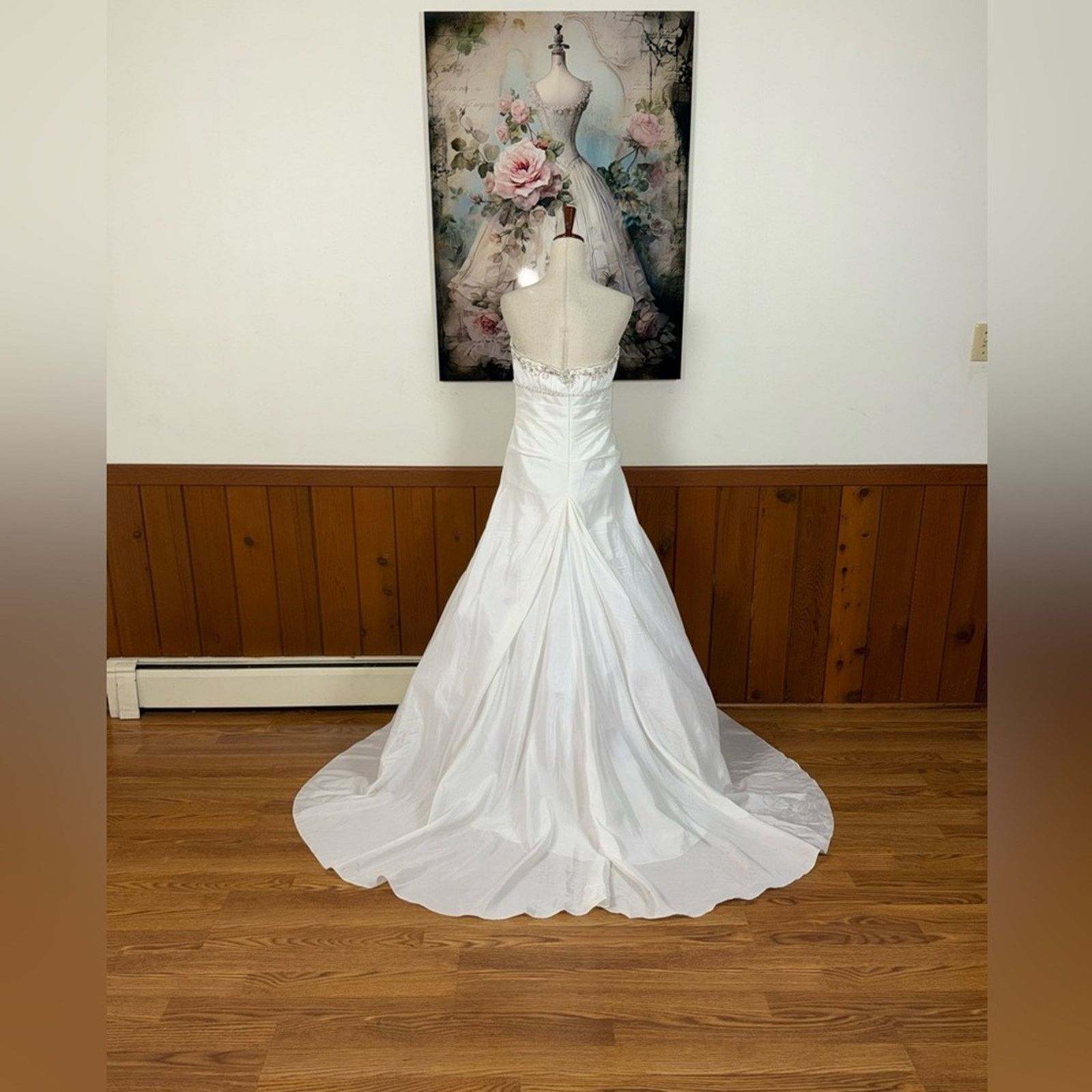 Other Beautiful New Vintage Y2K Cinderella Bridal Wedding Gown Size L / US 10 / IT 46 - 7 Thumbnail