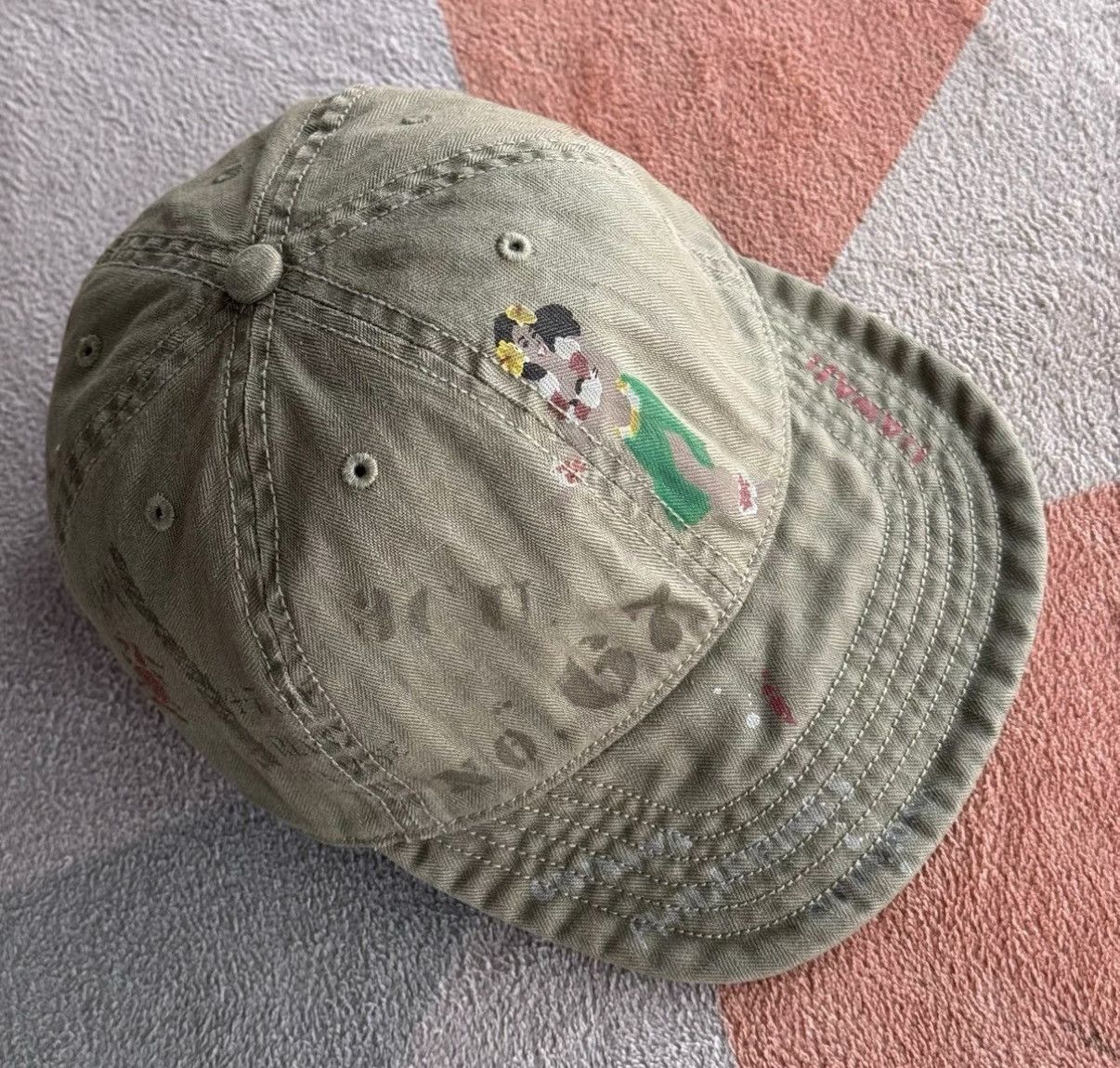 Polo Ralph Lauren Ralph Lauren Polo RL Hawaii Base Graffiti Military Cap K22 Size ONE SIZE - 1 Thumbnail