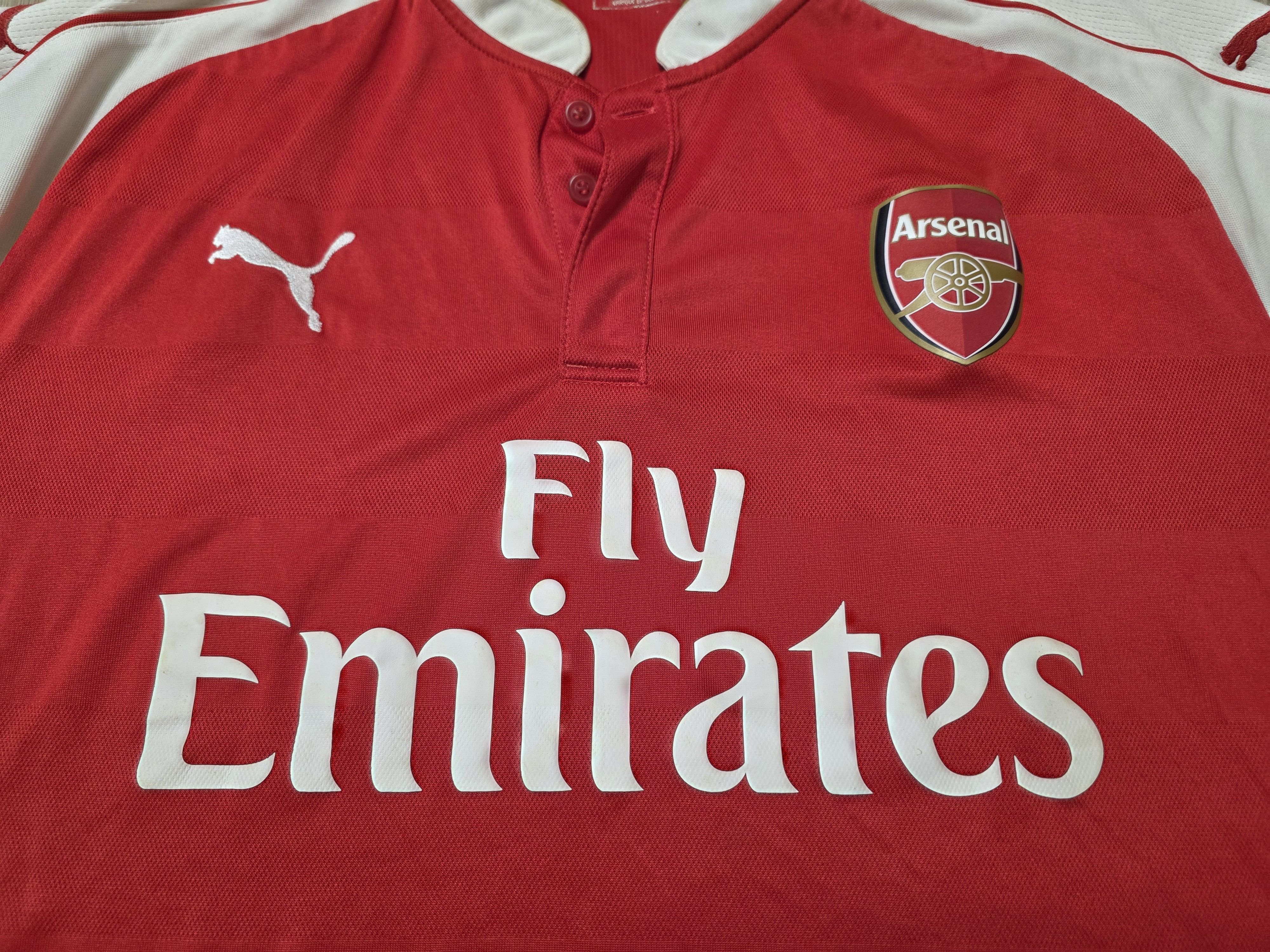 Puma ARSENAL 2015 2016 HOME FOOTBALL SHIRT SOCCER JERSEY Size US XXL / EU 58 / 5 - 3 Thumbnail