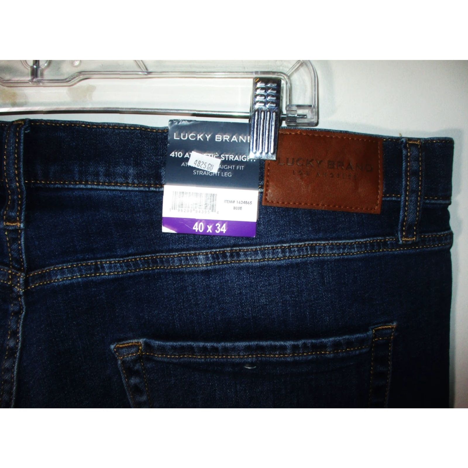 Lucky Brand LUCKY BRAND Denim Jeans 410 Athletic Straight Men’s 40x34 Blue NWT Size US 40 / EU 56 - 5 Thumbnail