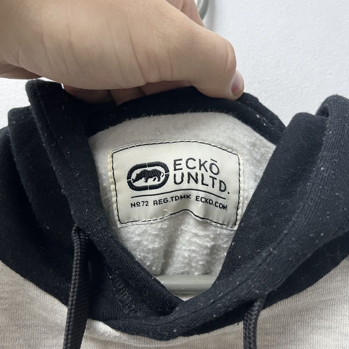 Ecko Unltd. Vintage Ecko Hoodie Distressed Big Logo Fit Size US L / EU 52-54 / 3 - 8 Thumbnail