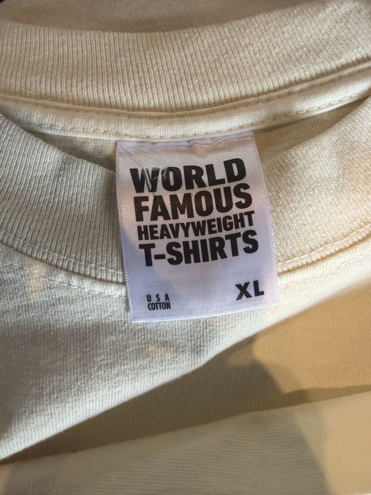 Saint Vanity Saint Vanity Cream Stable Tee Size US XL / EU 56 / 4 - 5 Thumbnail