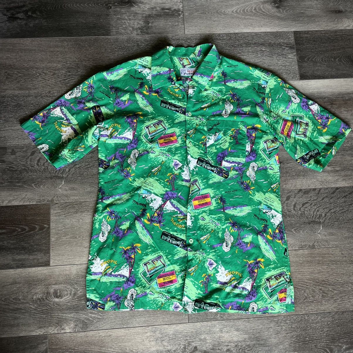 Vintage Vintage The Flying Elvises Songtan Chapter Hawaiian Shirt Size US L / EU 52-54 / 3 - 2 Thumbnail