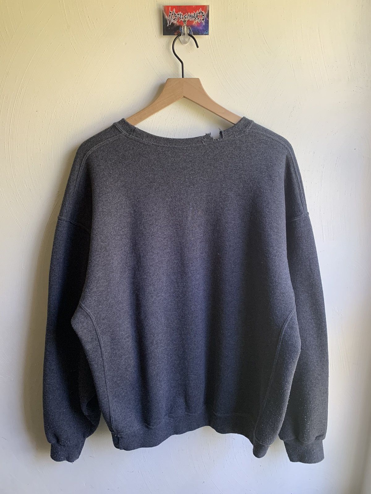 Russell Athletic Vintage Y2K Russel Athletic Blank Crewneck Sweatshirt Grey Size US XL / EU 56 / 4 - 11 Thumbnail