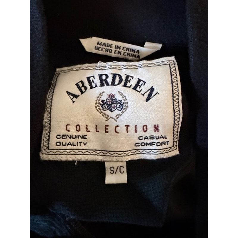 Other Aberdeen Collection Waffle Knit Zip Jacket Black L 1990s Size US L / EU 52-54 / 3 - 5 Thumbnail