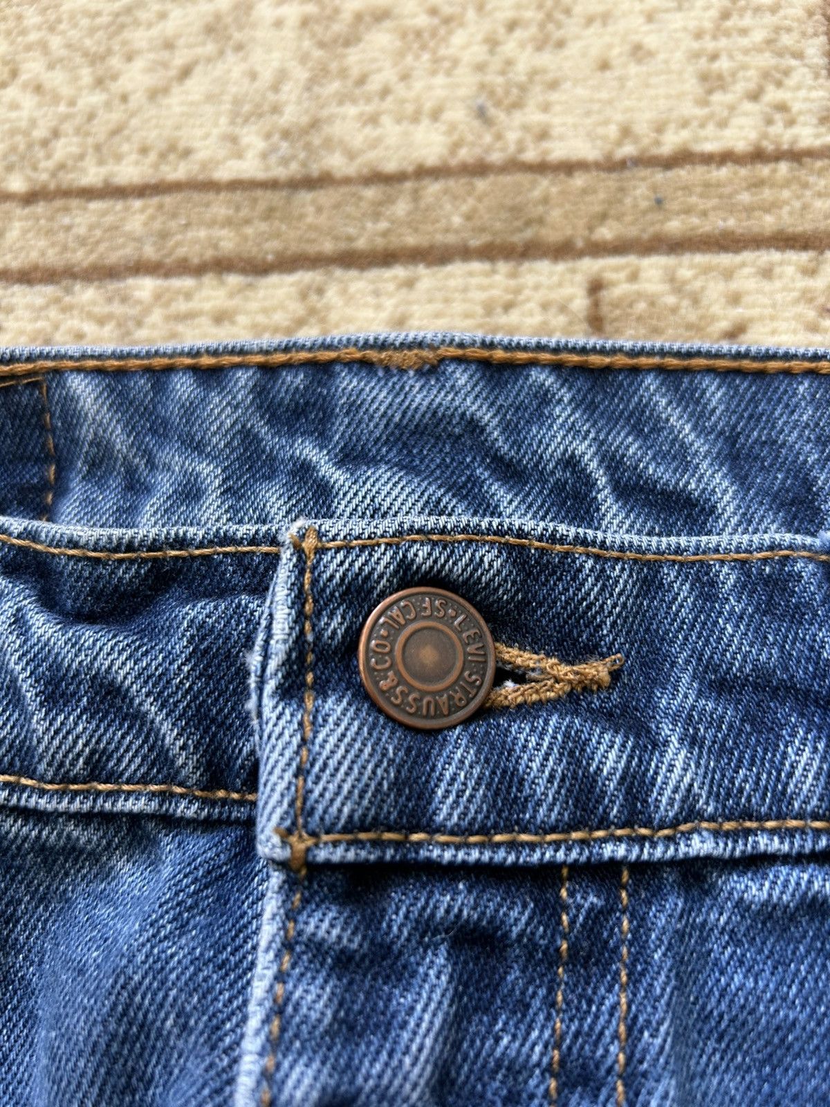 Levi's × Vintage Vintage 90s Levis 511 Flared Denim Jeans Size US 30 / EU 46 - 10 Thumbnail