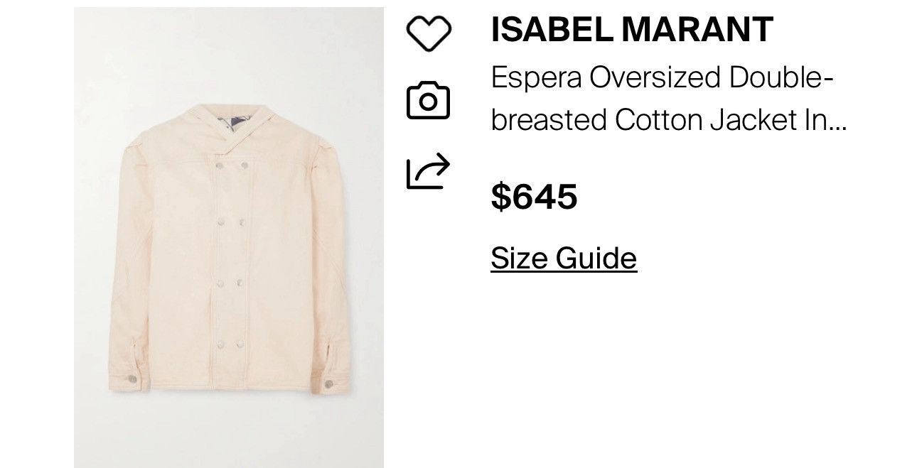 Isabel Marant Isabel Marant Espera denim jacket size 38(M) Size M / US 6-8 / IT 42-44 - 15 Thumbnail